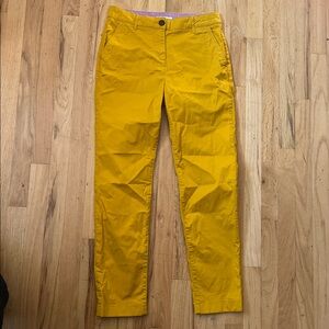 Boden mustard yellow chino pants size 6